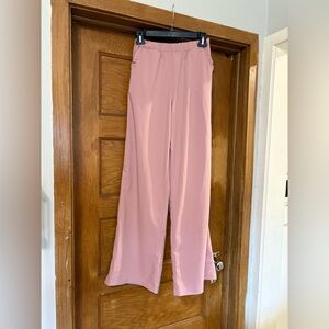 Charlotte Russe Elastic Waist with Pockets Elegant Pink Mauve Women's‎ Pants